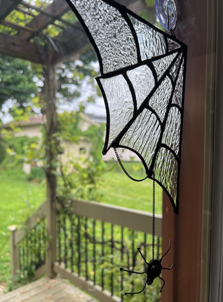 Toile d'araignée en verre