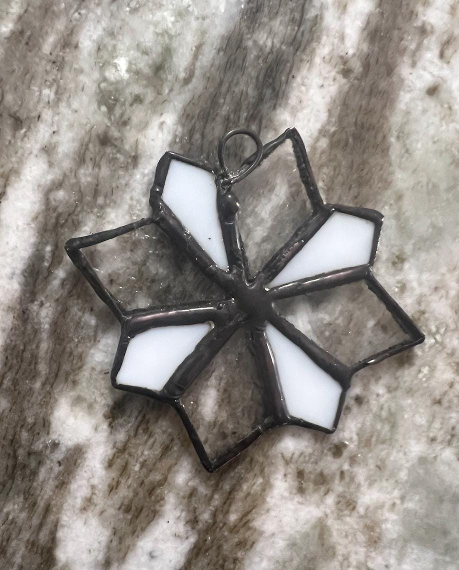 Ornement en flocon de neige